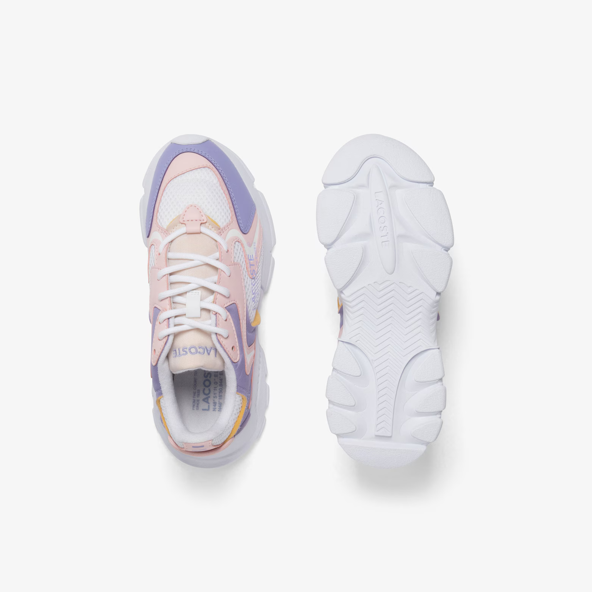 Tenis Lacoste L003 Neo Rosa Claro / Blanco Niño
