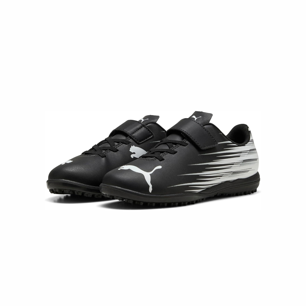 Tenis de Fútbol Puma ATTACANTO II TT V Negro / Blanco Niño