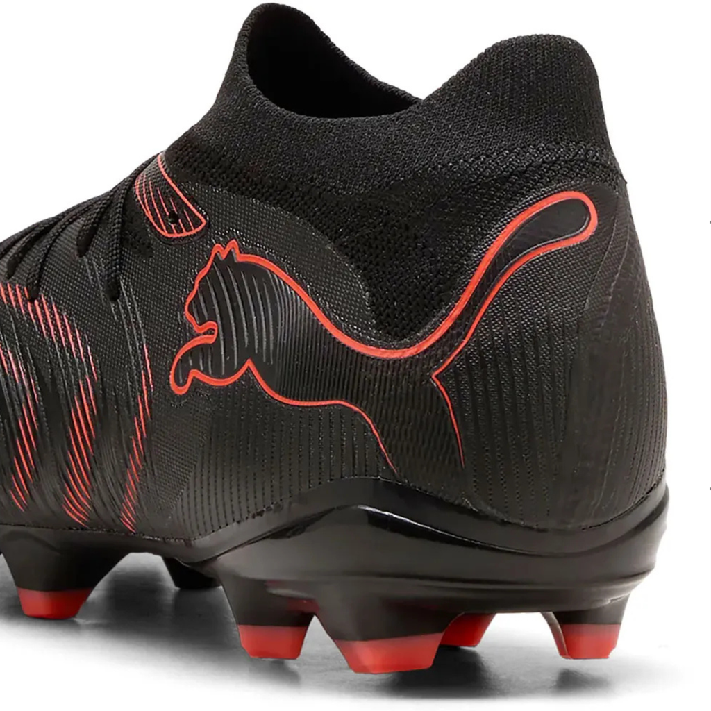 Tenis de Fútbol Puma FUTURE 9 MATCH FG/AG Negro / Rojo / Gris Hombre