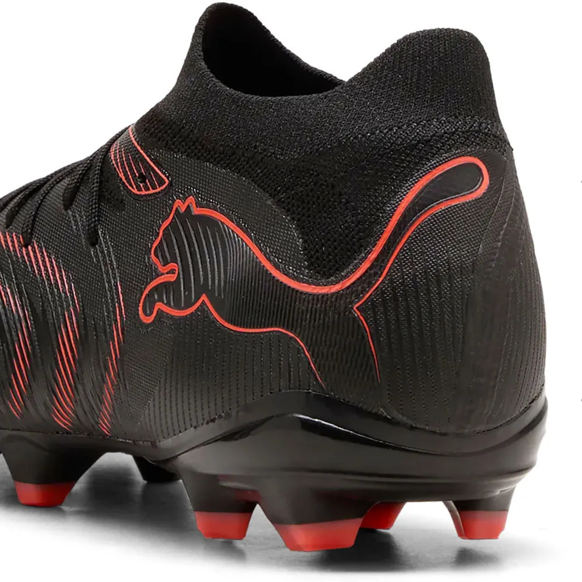 Tenis de Fútbol Puma FUTURE 9 MATCH FG/AG Negro / Rojo / Gris Hombre