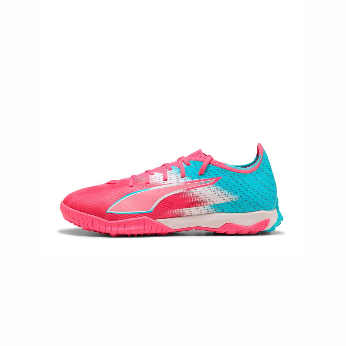 Tenis de Fútbol Puma ULTRA 6 MATCH RE-CHARGE TT Azul / Rosa Hombre