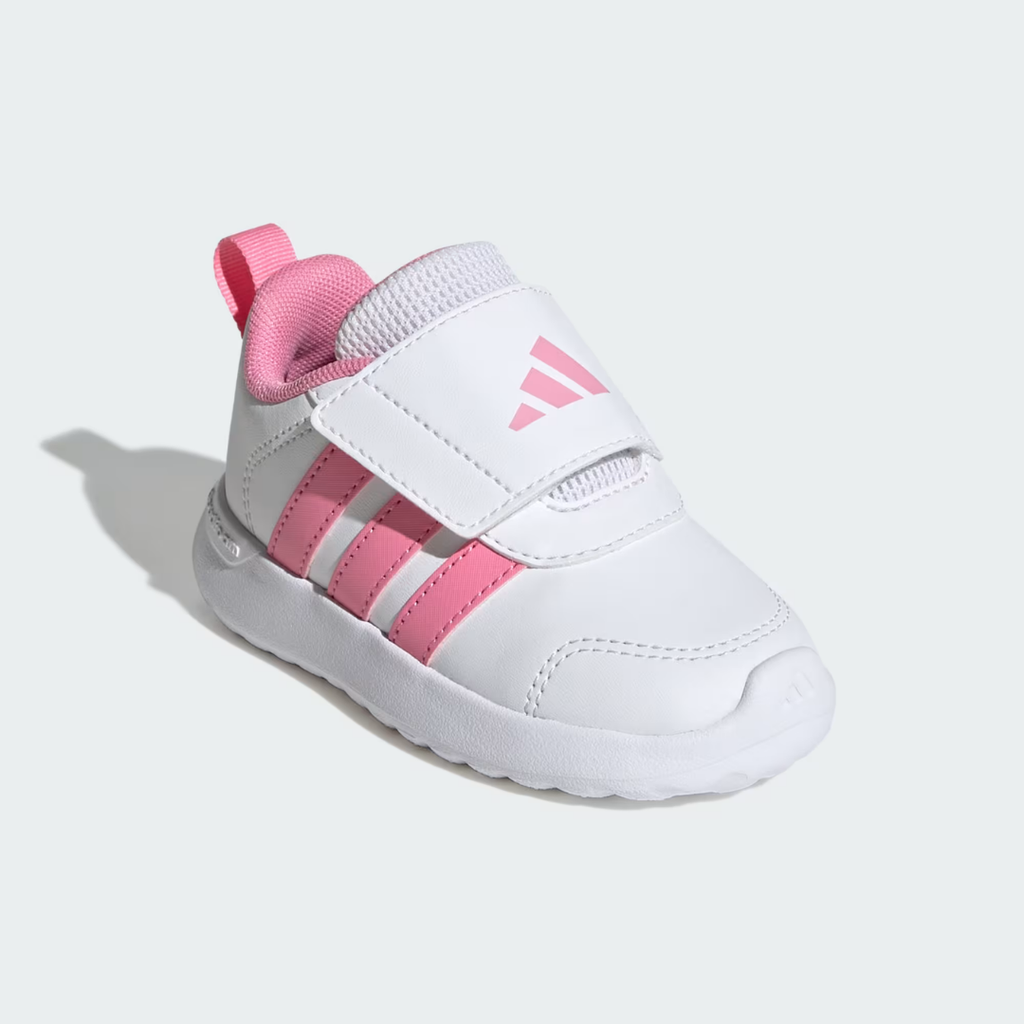 Tenis Adidas VL Move para Bebé ⎮ Blanco con rosa