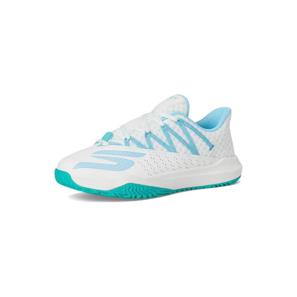 Tenis Skechers Viper Court Rally / Blanco Azul Mujer