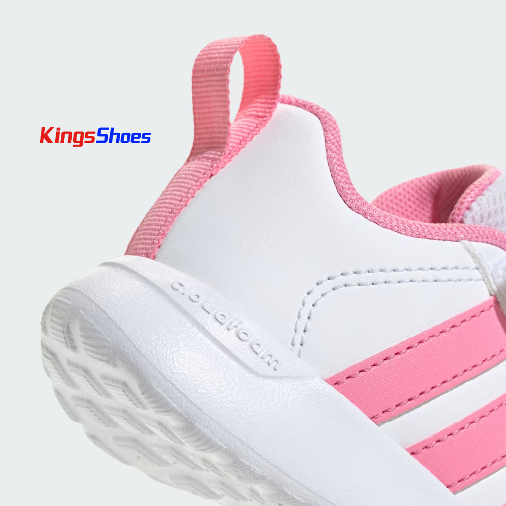 Tenis Adidas VL Move para Bebé ⎮ Blanco con rosa