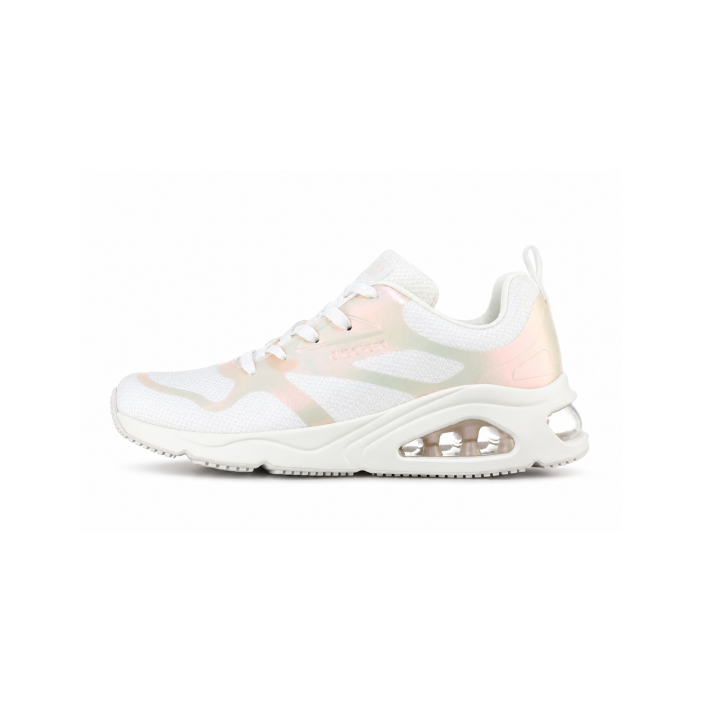 Tenis Skechers Tres-Air Uno Shimmer N' Glow / Blanco Mujer
