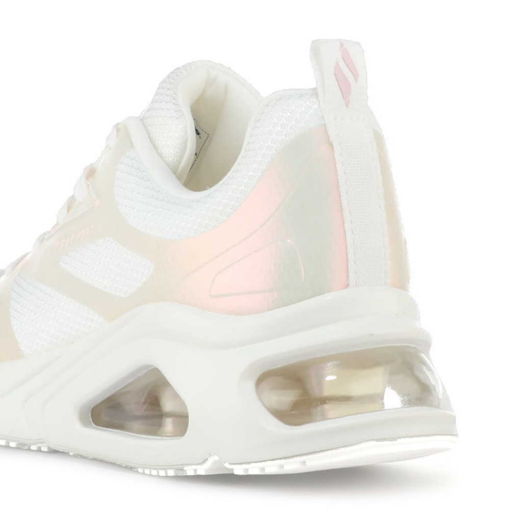 Tenis Skechers Tres-Air Uno Shimmer N' Glow / Blanco Mujer