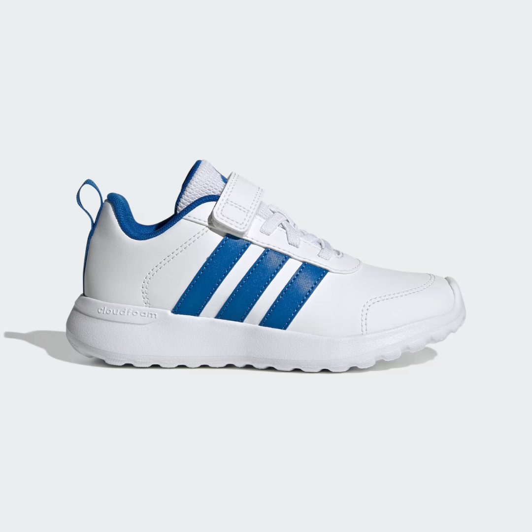 Tenis Adidas VL MOVE EL C ⎮ Blanco con azul