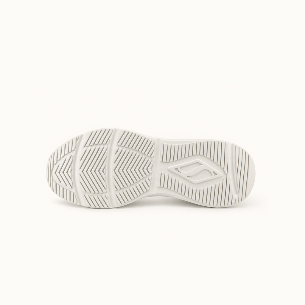 Tenis Skechers Tres-Air Uno Shimmer N' Glow / Blanco Mujer