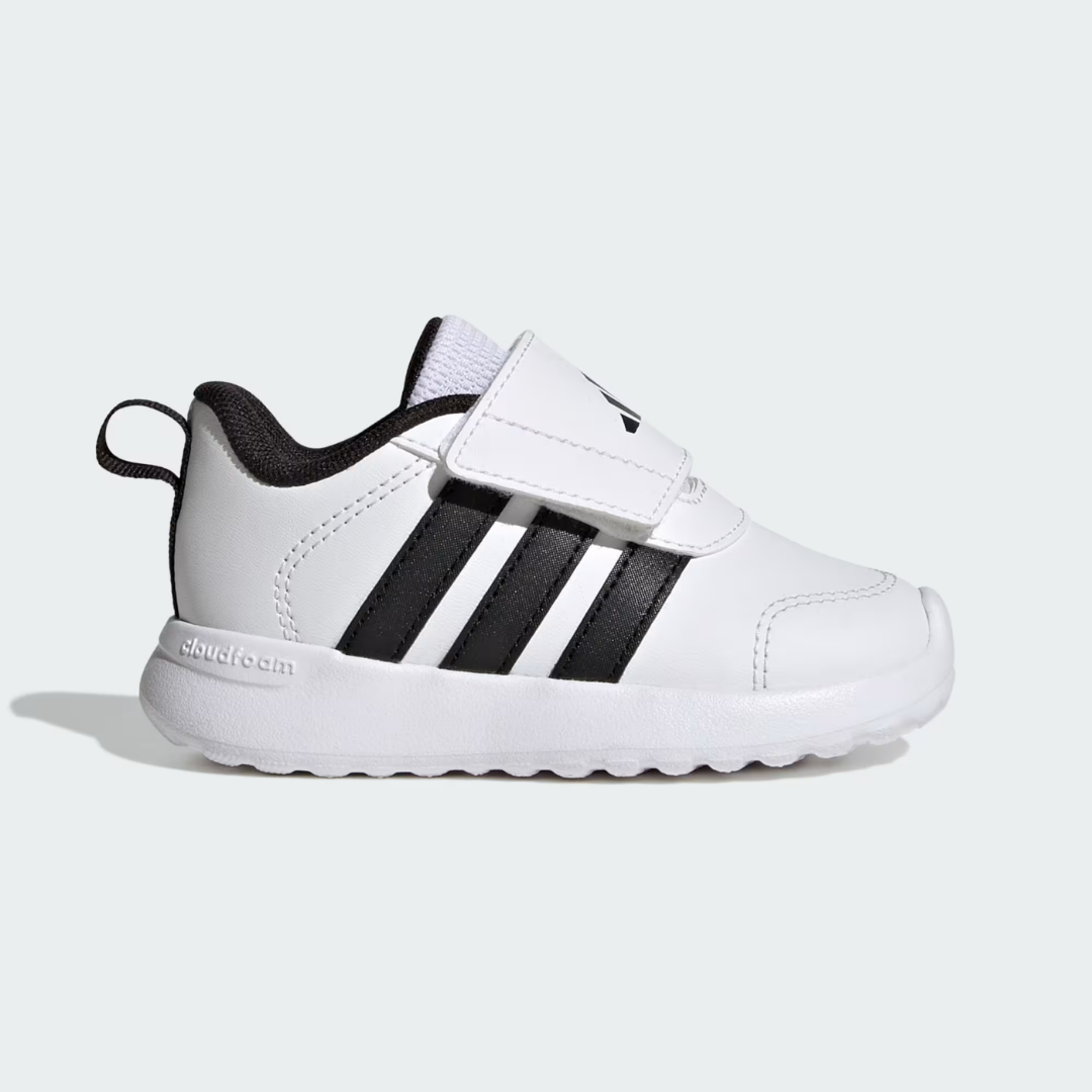 Tenis Adidas VL Move para Bebé ⎮ Blanco con negro