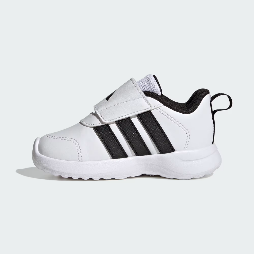 Tenis Adidas VL Move para Bebé ⎮ Blanco con negro