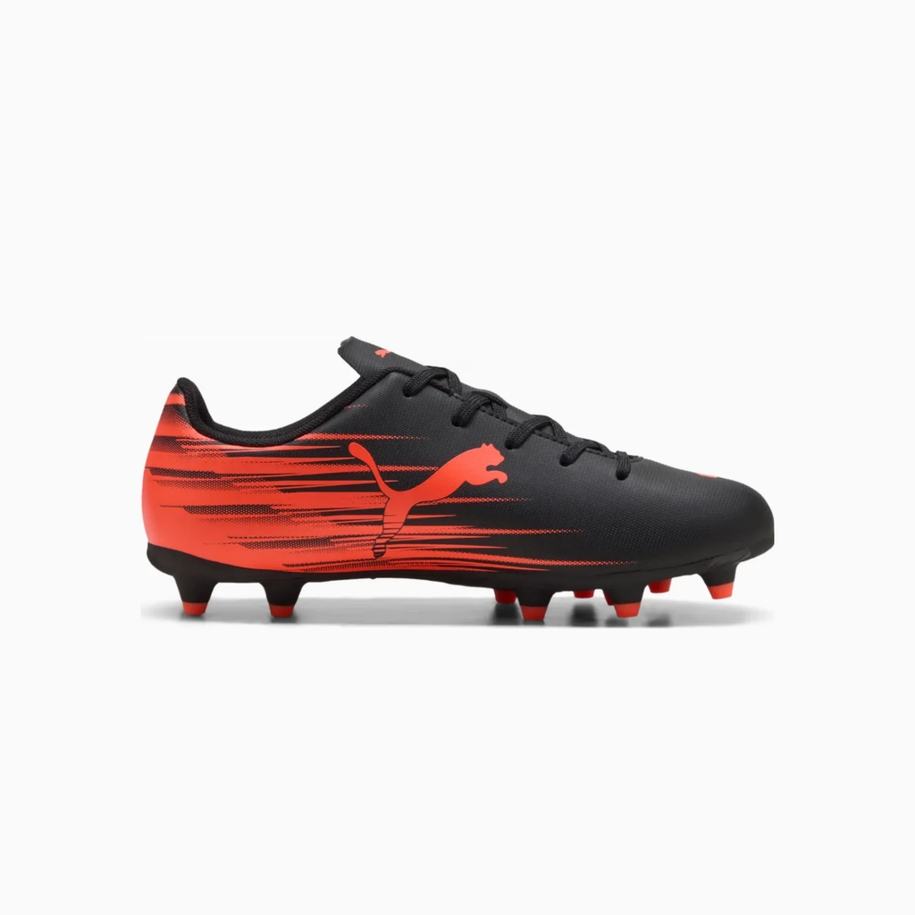 Tenis de Fútbol Puma ATTACANTO II TT Negro / Rojo Niño