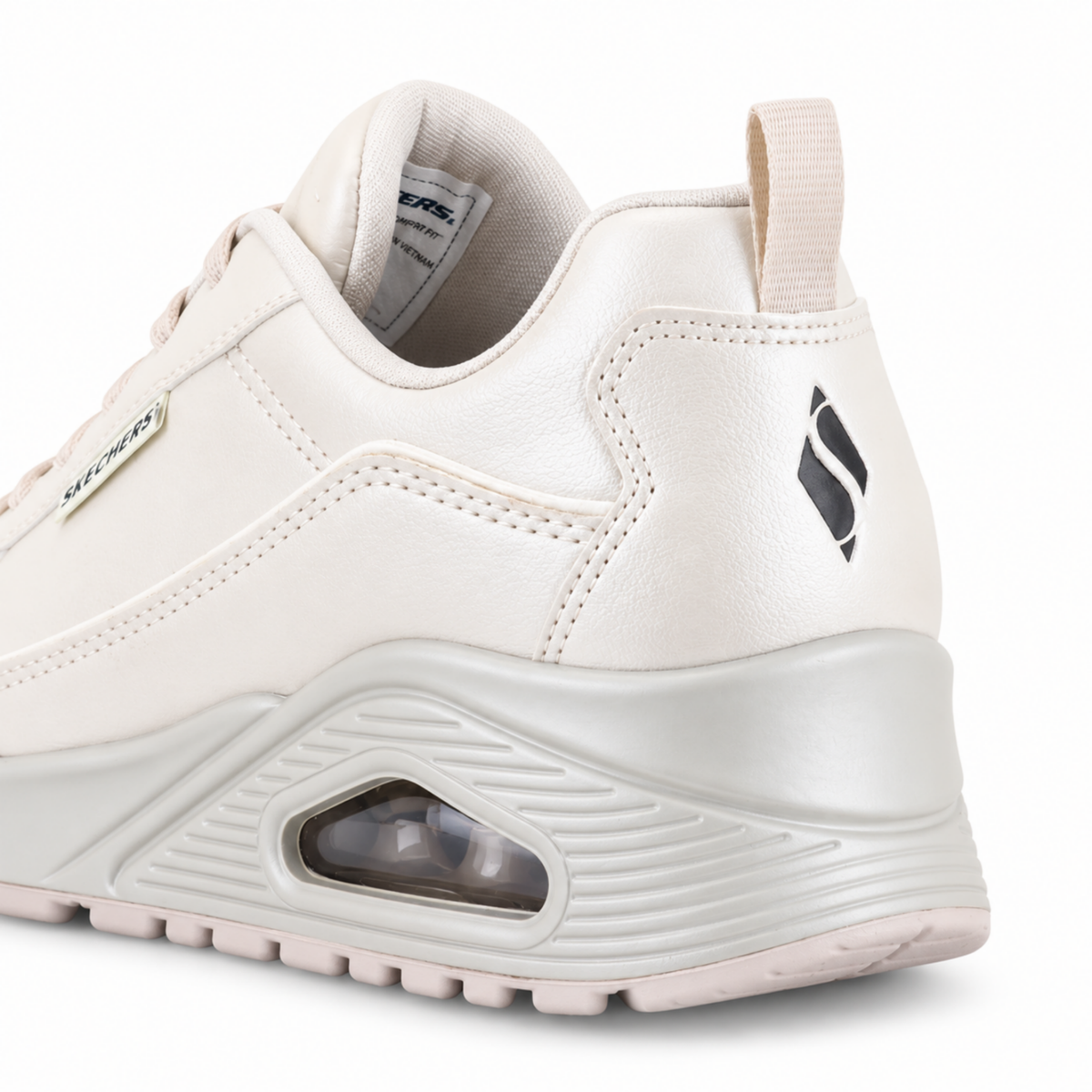 Tenis Skechers Street Uno Galactic Gal / Blanco Hueso Mujer
