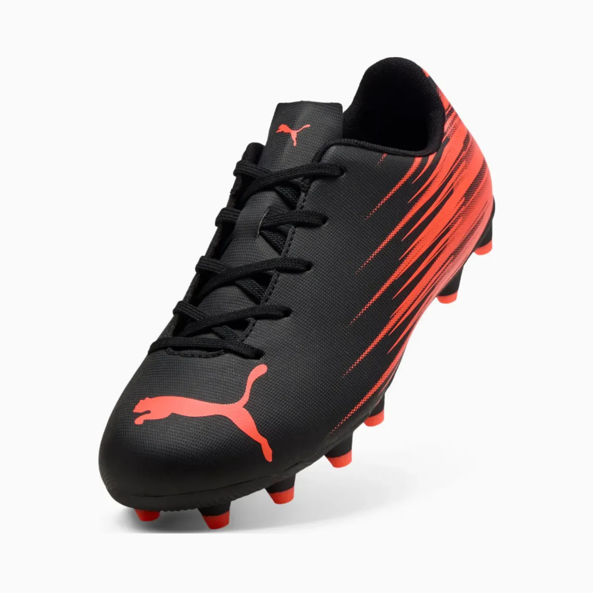 Tenis de Fútbol Puma ATTACANTO II TT Negro / Rojo Niño