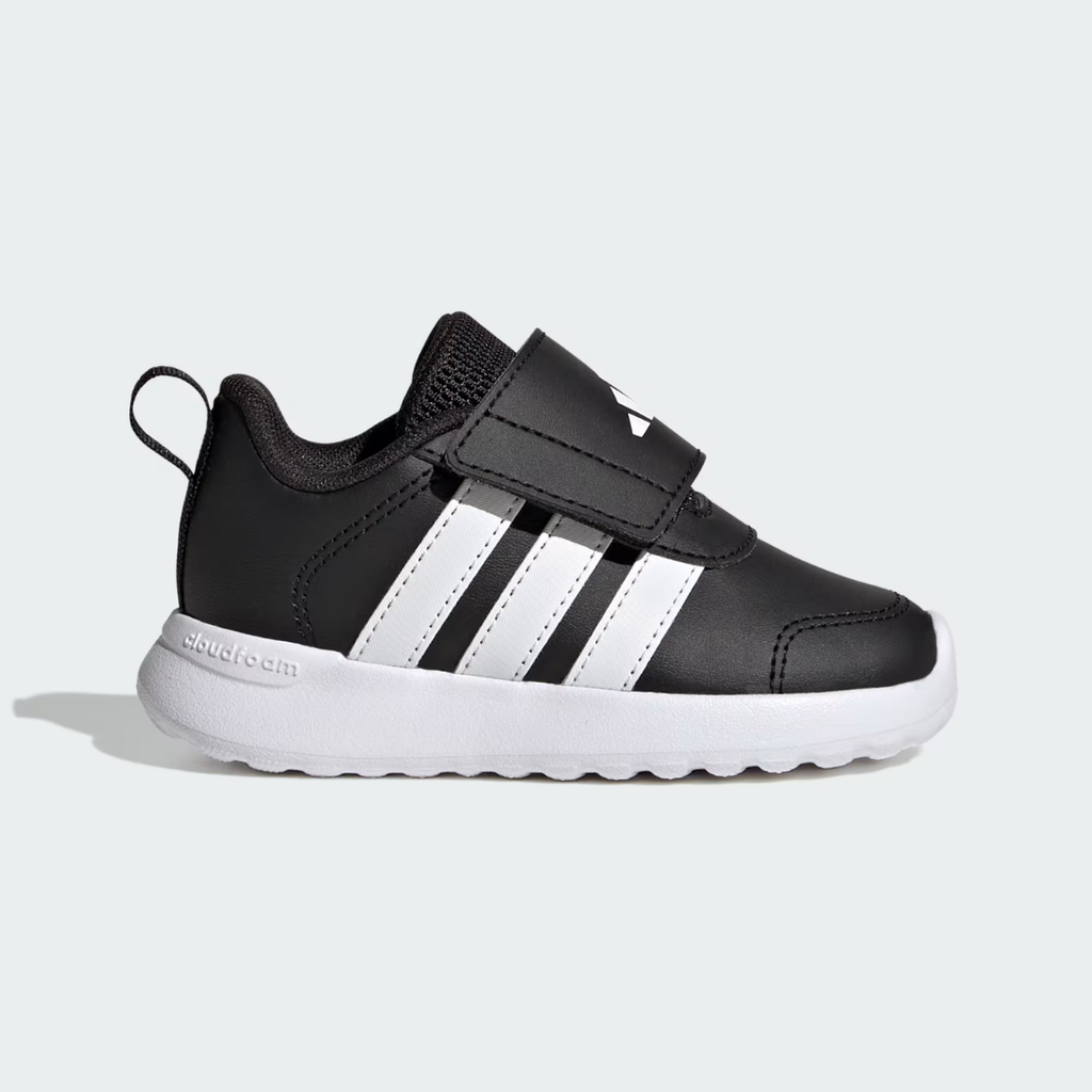 Tenis Adidas VL Move para Bebé ⎮ Negro con blanco
