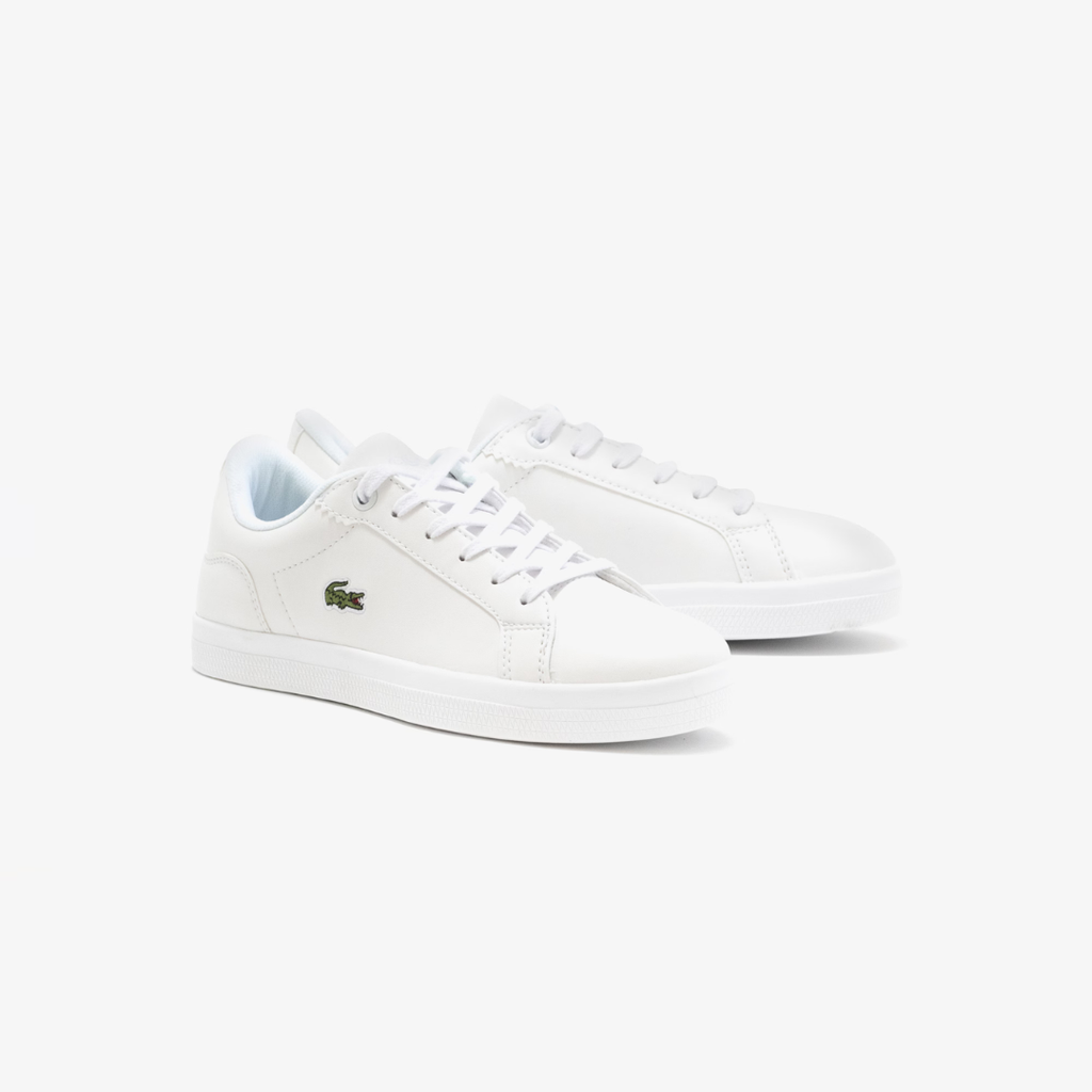 Tenis Lacoste Lerond Niños - Blanco
