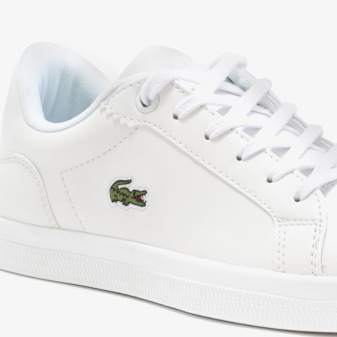 Tenis Lacoste Lerond Niños - Blanco