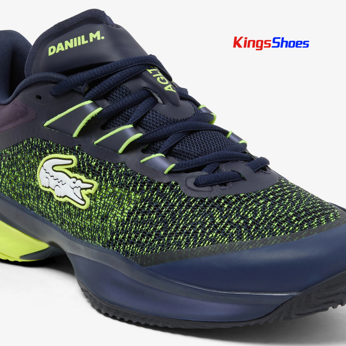 Tenis Lacoste AG-LT23 Ultra x Daniil Medvedev Navy-Yellow / Hombre