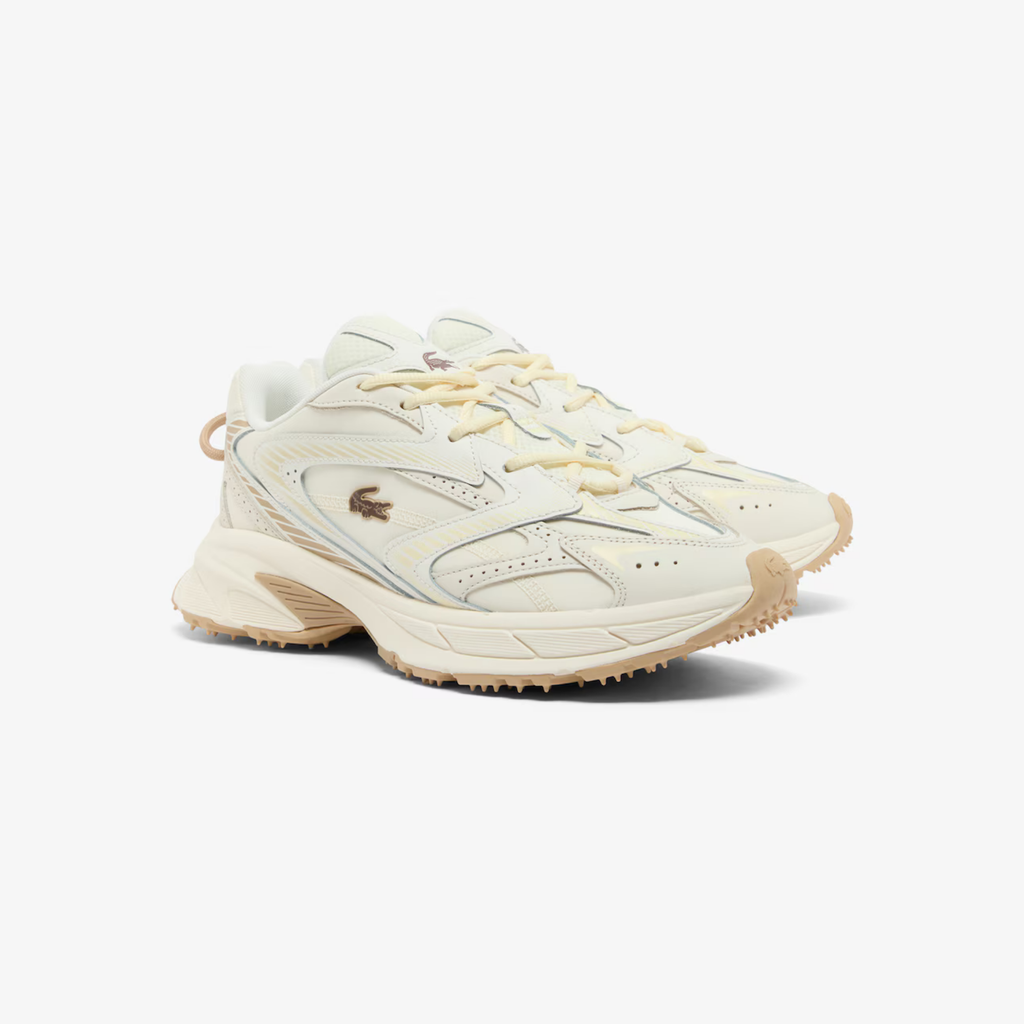 Tenis Lacoste L003 Neo Shot Off White / Light Brown Hombre