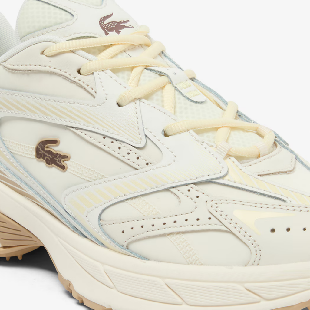 Tenis Lacoste L003 Neo Shot Off White / Light Brown Hombre