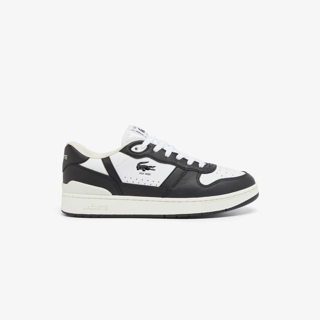 Tenis Lacoste T-Clip Set Blanco / Negro Hombre