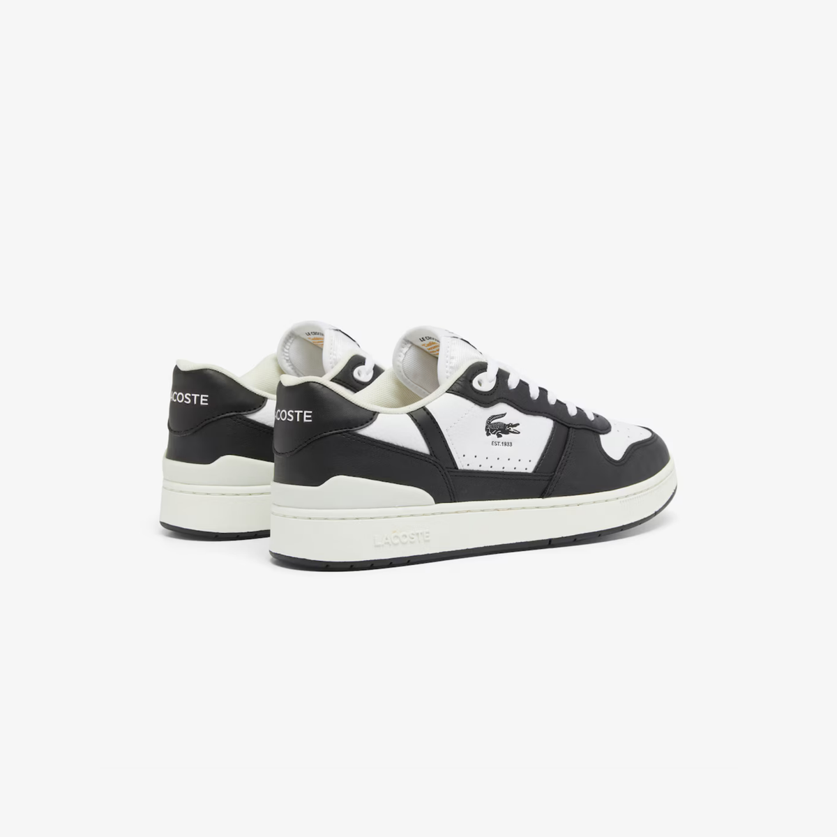 Tenis Lacoste T-Clip Set Blanco / Negro Hombre