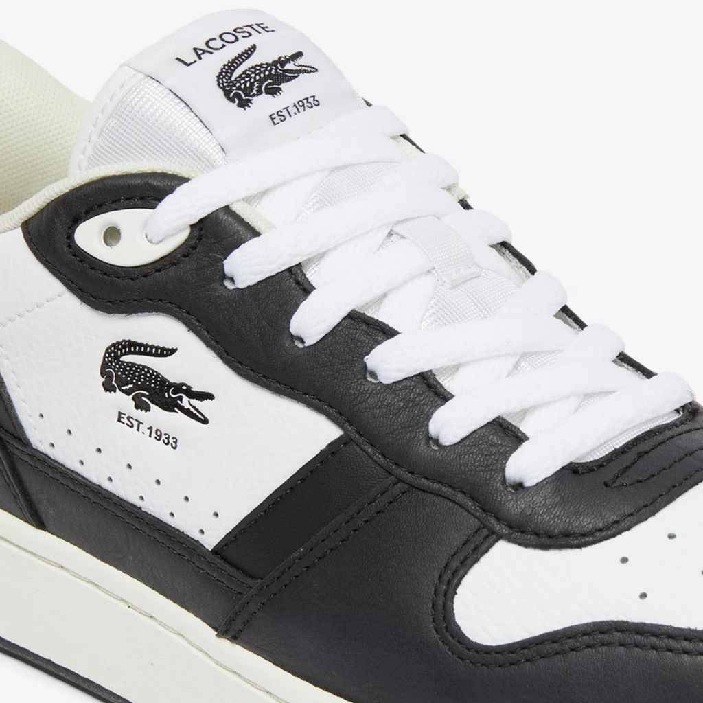 Tenis Lacoste T-Clip Set Blanco / Negro Hombre