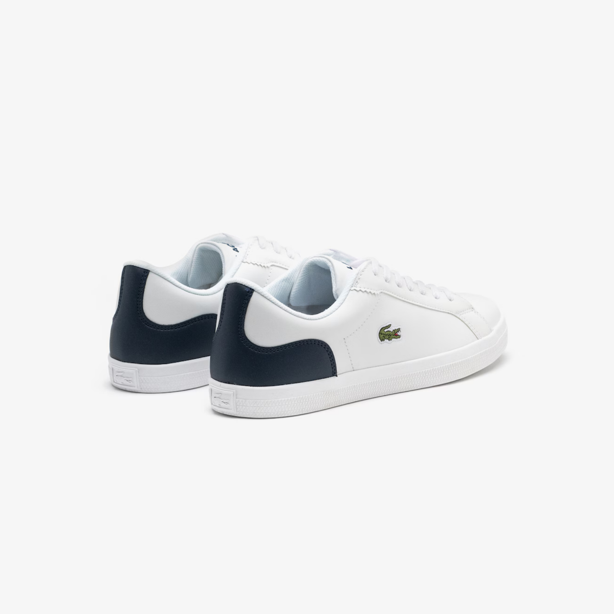 Tenis Lacoste Lerond Blanco / Azul Marino Hombre