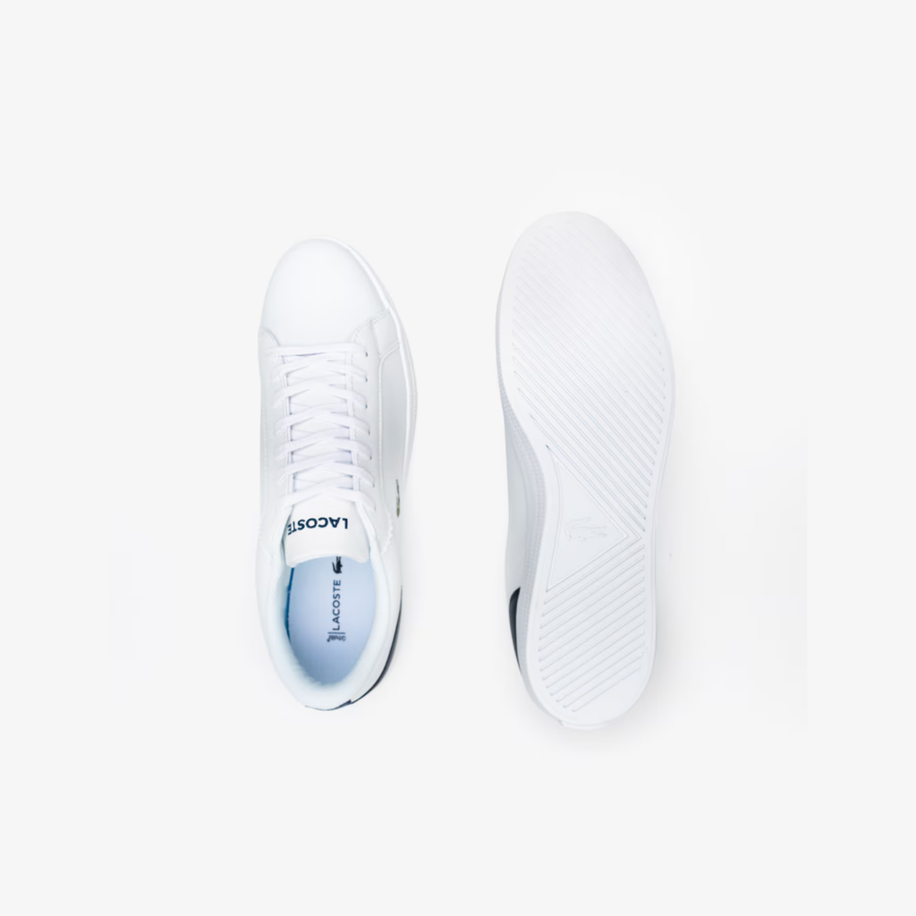 Tenis Lacoste Lerond Blanco / Azul Marino Hombre