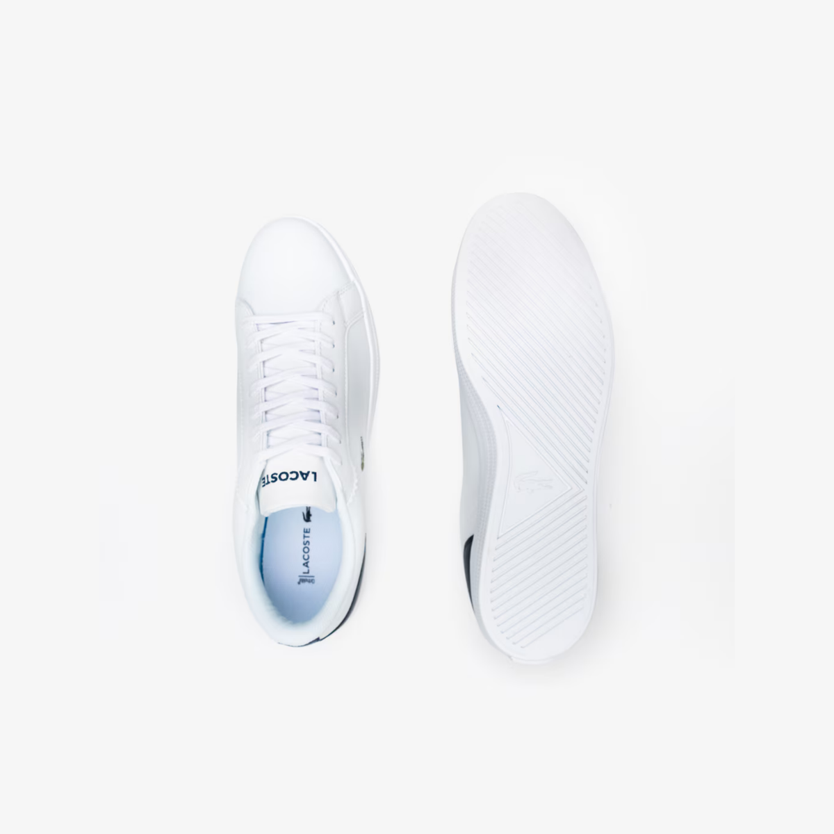 Tenis Lacoste Lerond Blanco / Azul Marino Hombre