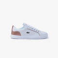 Tenis Lacoste Lerond Metallic Blanco / Rosa Niño