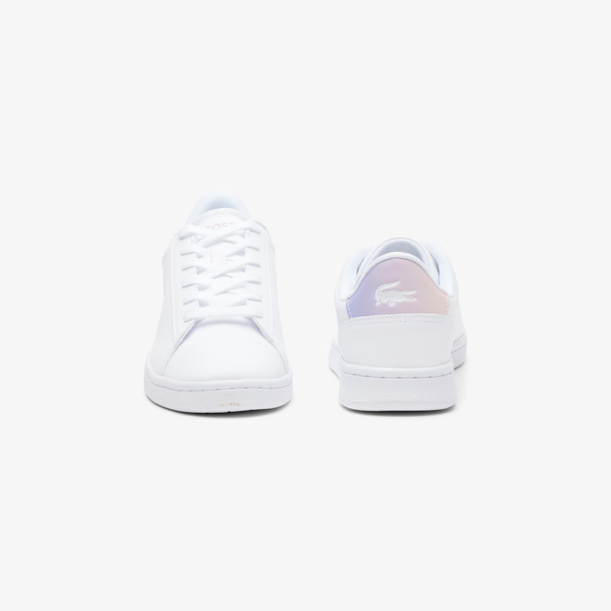 Tenis Lacoste Carnaby Set Blanco / Rosa Claro Niño