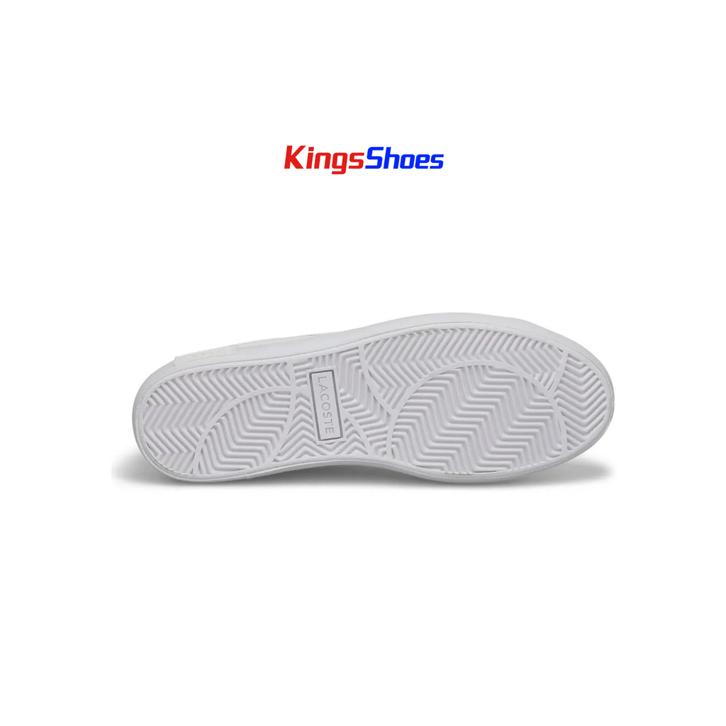 Tenis Lacoste Powercourt Blanco / Blanco Hueso Niño