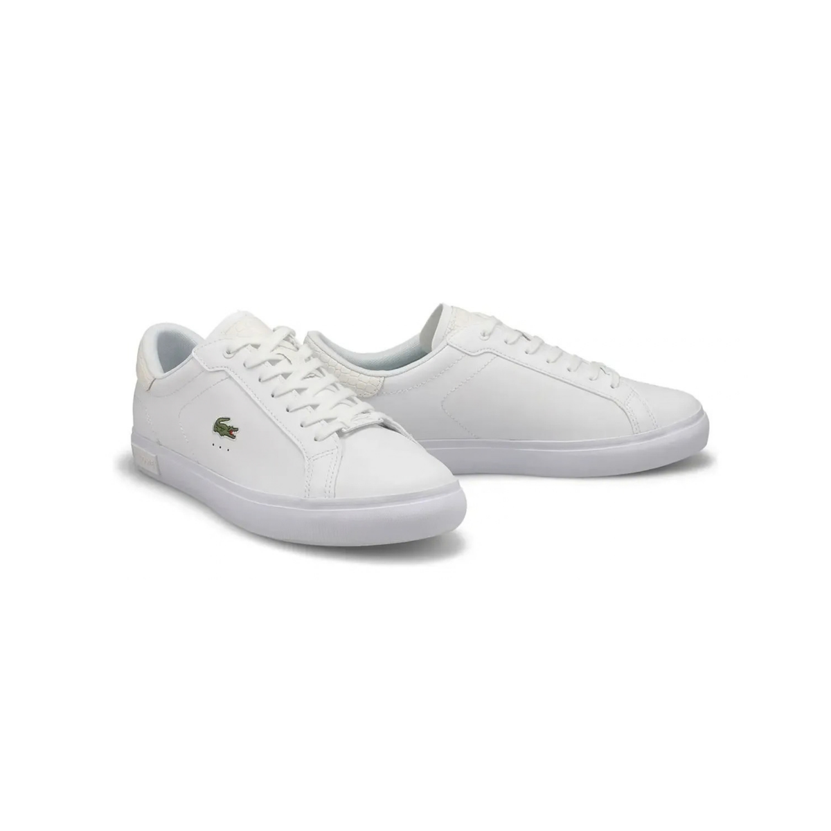Tenis Lacoste Powercourt Blanco / Blanco Hueso Niño
