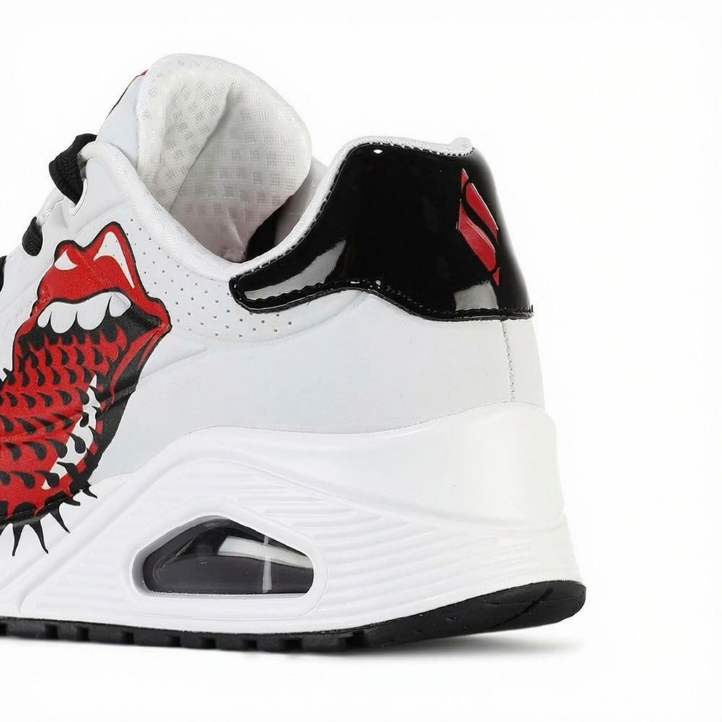 Tenis Skechers x The Rolling Stones Uno Single / Blanco