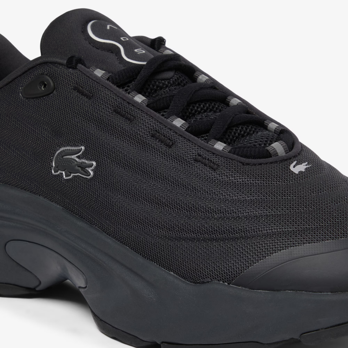 Tenis Lacoste Spinor Gris Oscuro