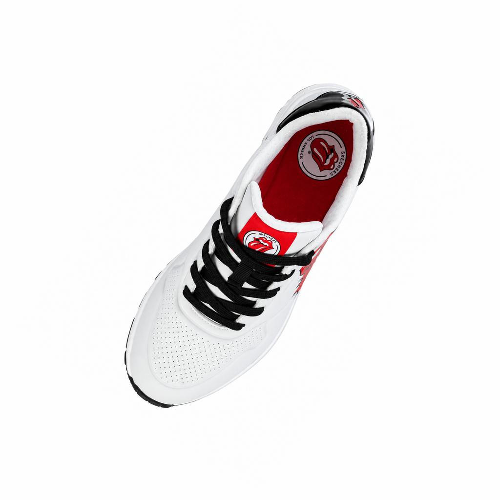 Tenis Skechers x The Rolling Stones Uno Single / Blanco
