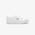Tenis Lacoste Ziane Platform Blanco / Dorado Mujer