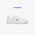 Tenis Lacoste Carnaby Set Blanco / Dorado Mujer