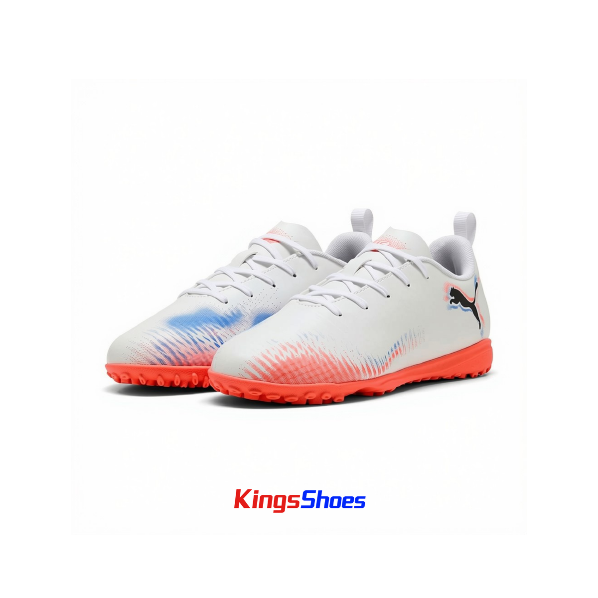 Tenis de Fútbol Puma FUTURE 8 PLAY IT Blanco / Azul / Naranja Hombre