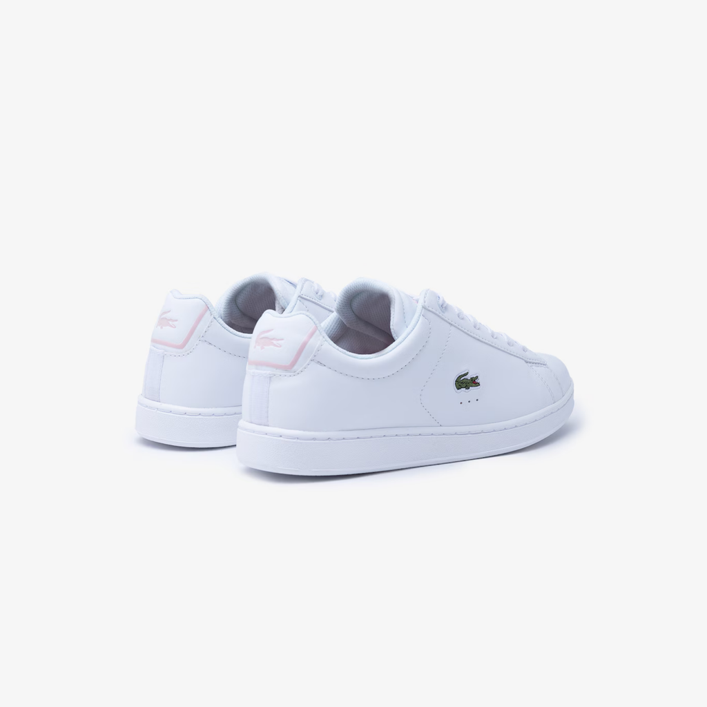 Tenis Lacoste Carnaby Blanco / Rosa Claro Niño