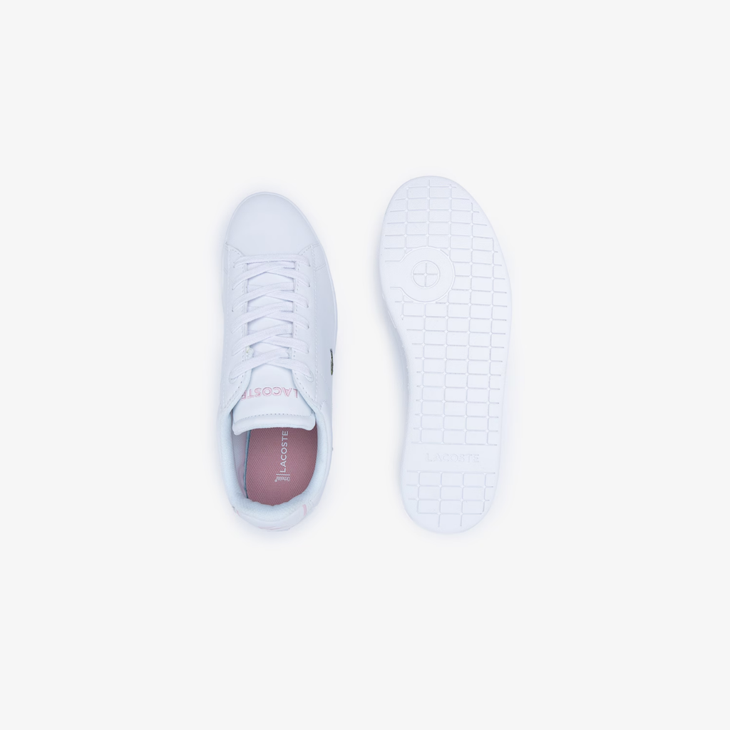Tenis Lacoste Carnaby Blanco / Rosa Claro Niño