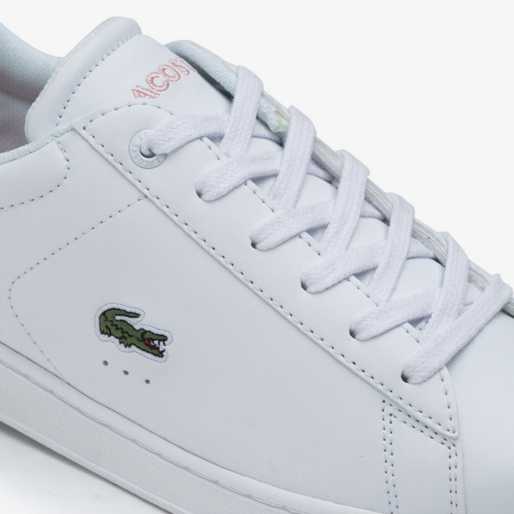 Tenis Lacoste Carnaby Blanco / Rosa Claro Niño