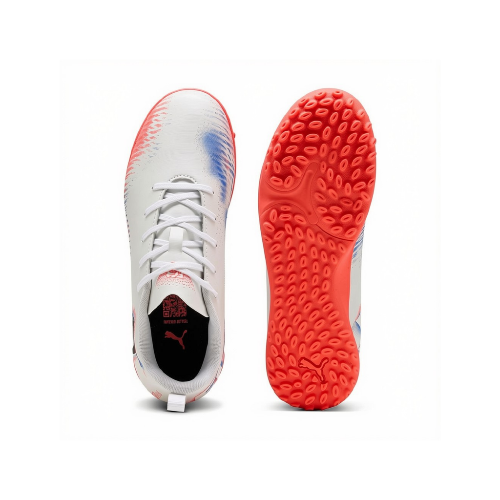 Tenis de Fútbol Puma FUTURE 8 PLAY IT Blanco / Azul / Naranja Hombre