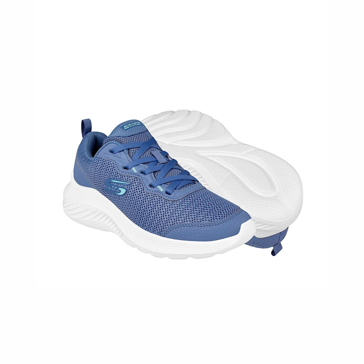 Tenis Skechers BOBS Squad Waves / Azul Mujer