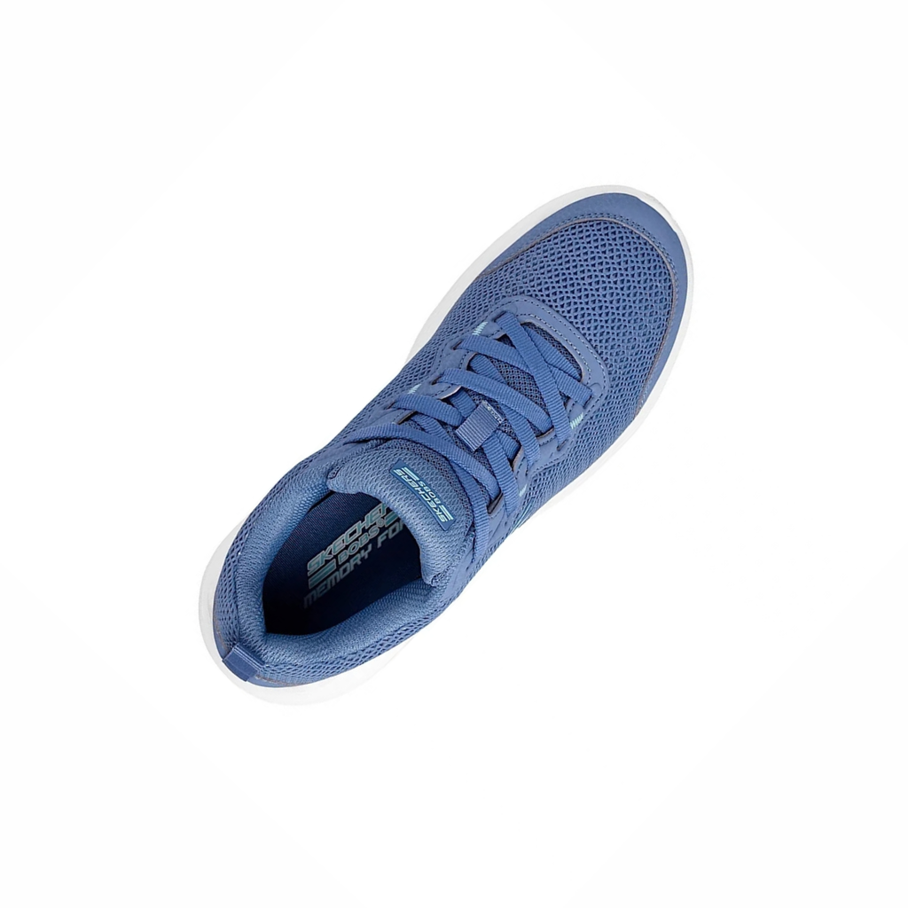 Tenis Skechers BOBS Squad Waves / Azul Mujer
