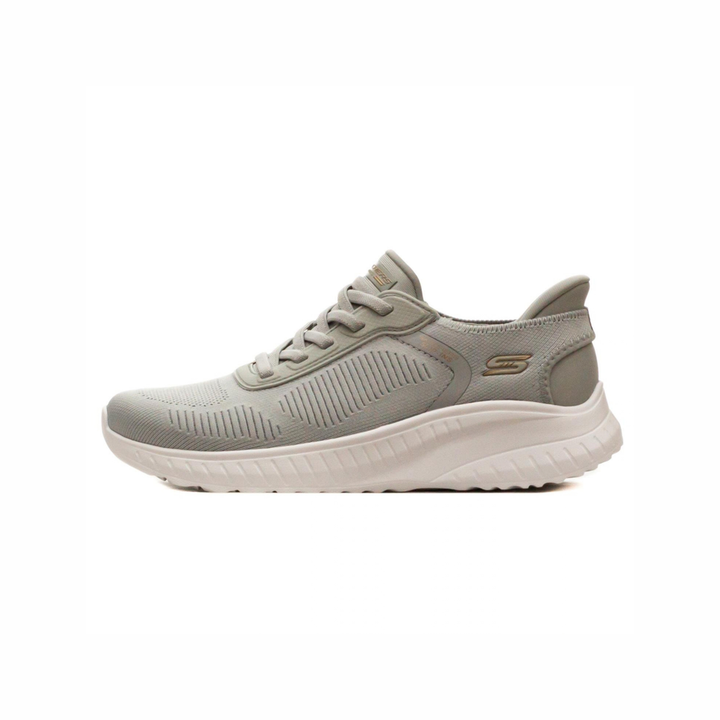 Tenis Skechers Slip-ins BOBS Sport Squad Chaos / Beige Mujer