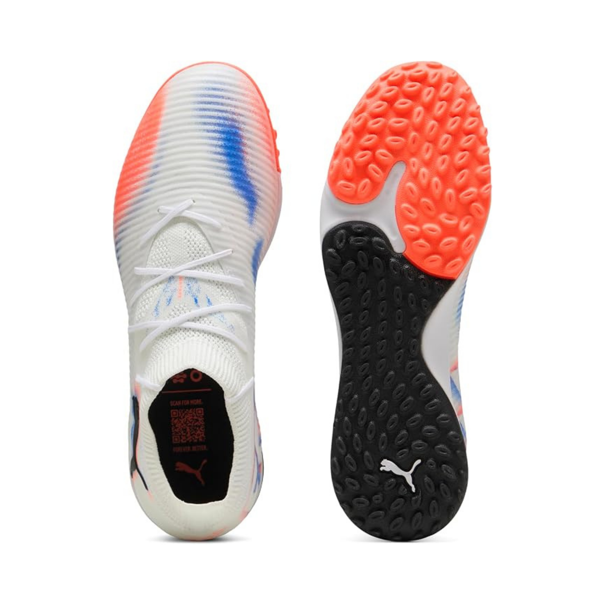 Tenis de Fútbol Puma FUTURE 8 MATCH TT Blanco / Negro / Rojo