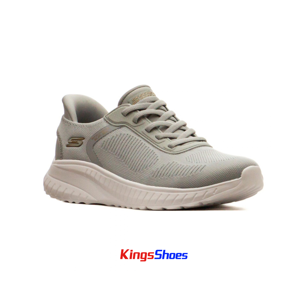 Tenis Skechers Slip-ins BOBS Sport Squad Chaos / Beige Mujer