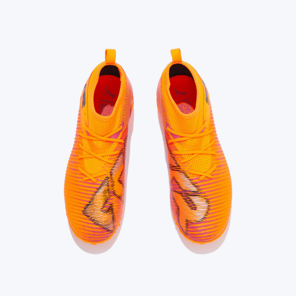 Tenis de Fútbol Puma FUTURE 8 MATCH TT Mid Naranja / Negro Niño