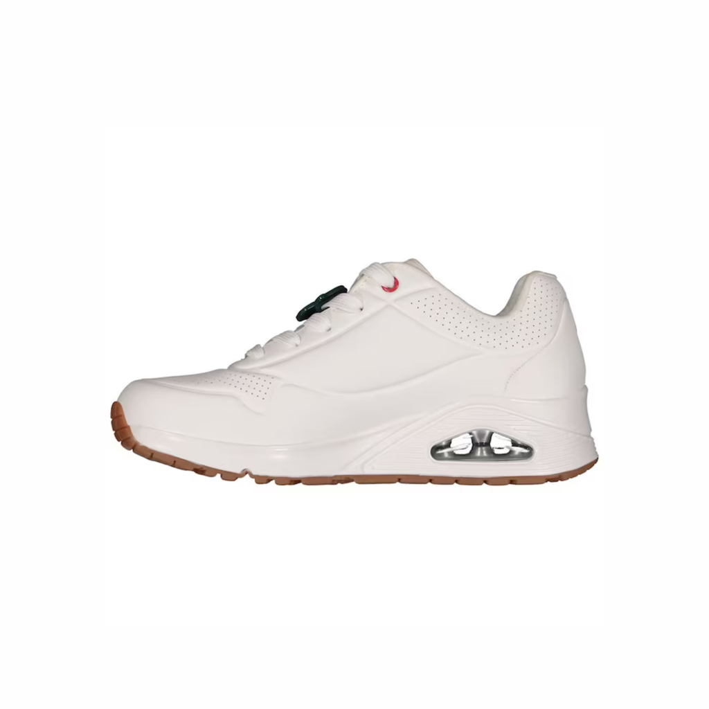 Tenis Skechers Street Uno Día de Muertos Huellitas Eternas / Blanco